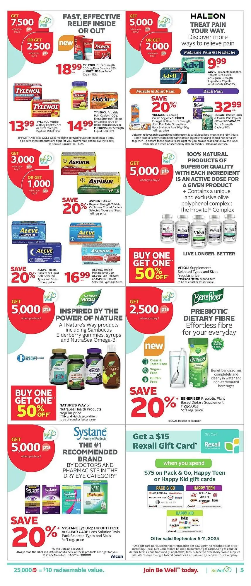 Rexall flyer from September 4 to September 11 2025 - flyer page 11