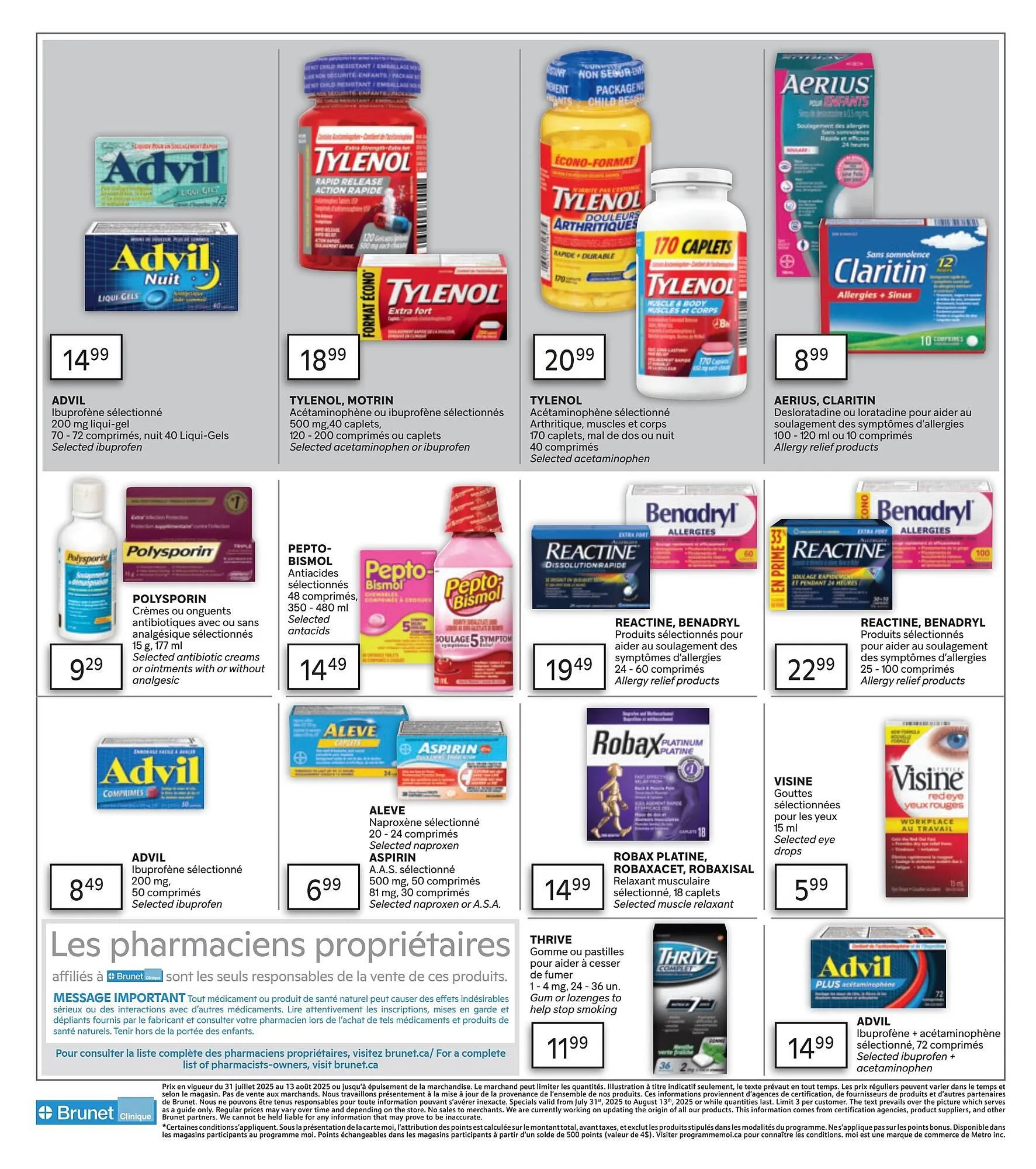 Brunet flyer from July 31 to August 6 2025 - flyer page 4