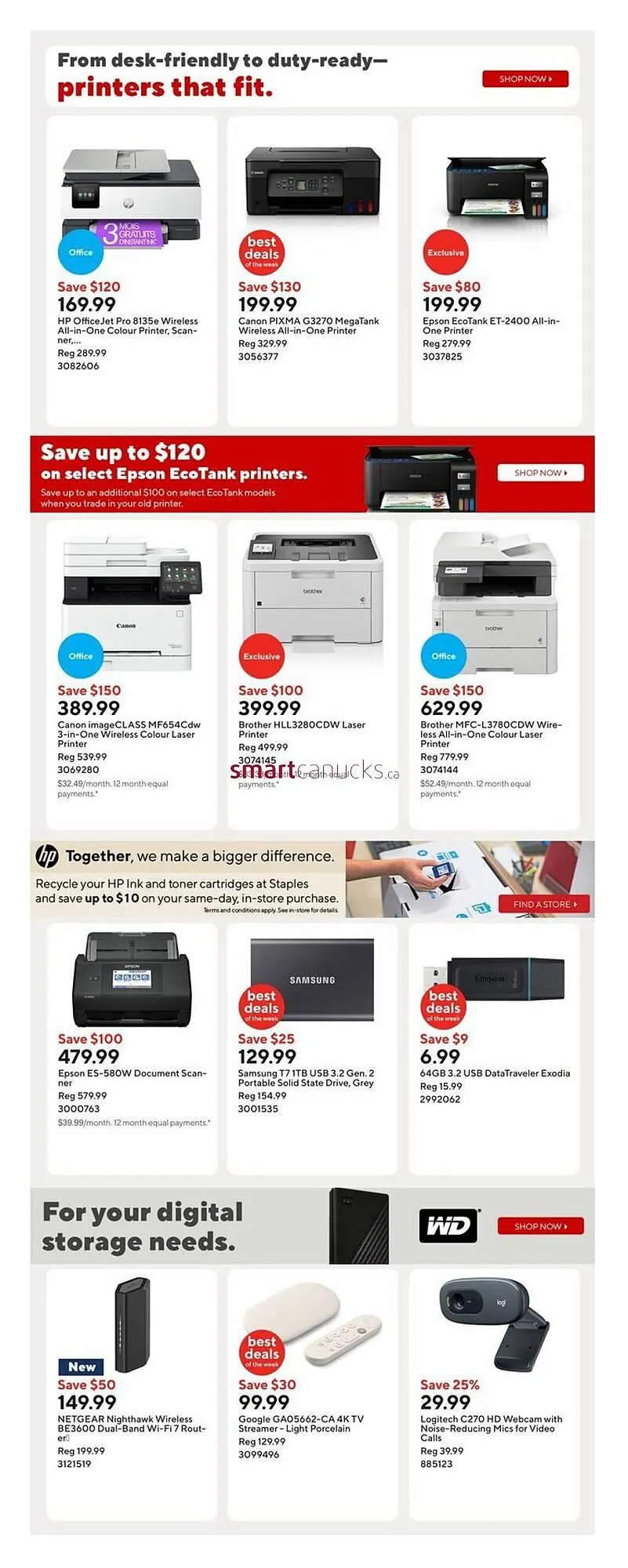 Staples flyer from October 3 to October 9 2025 - flyer page 11