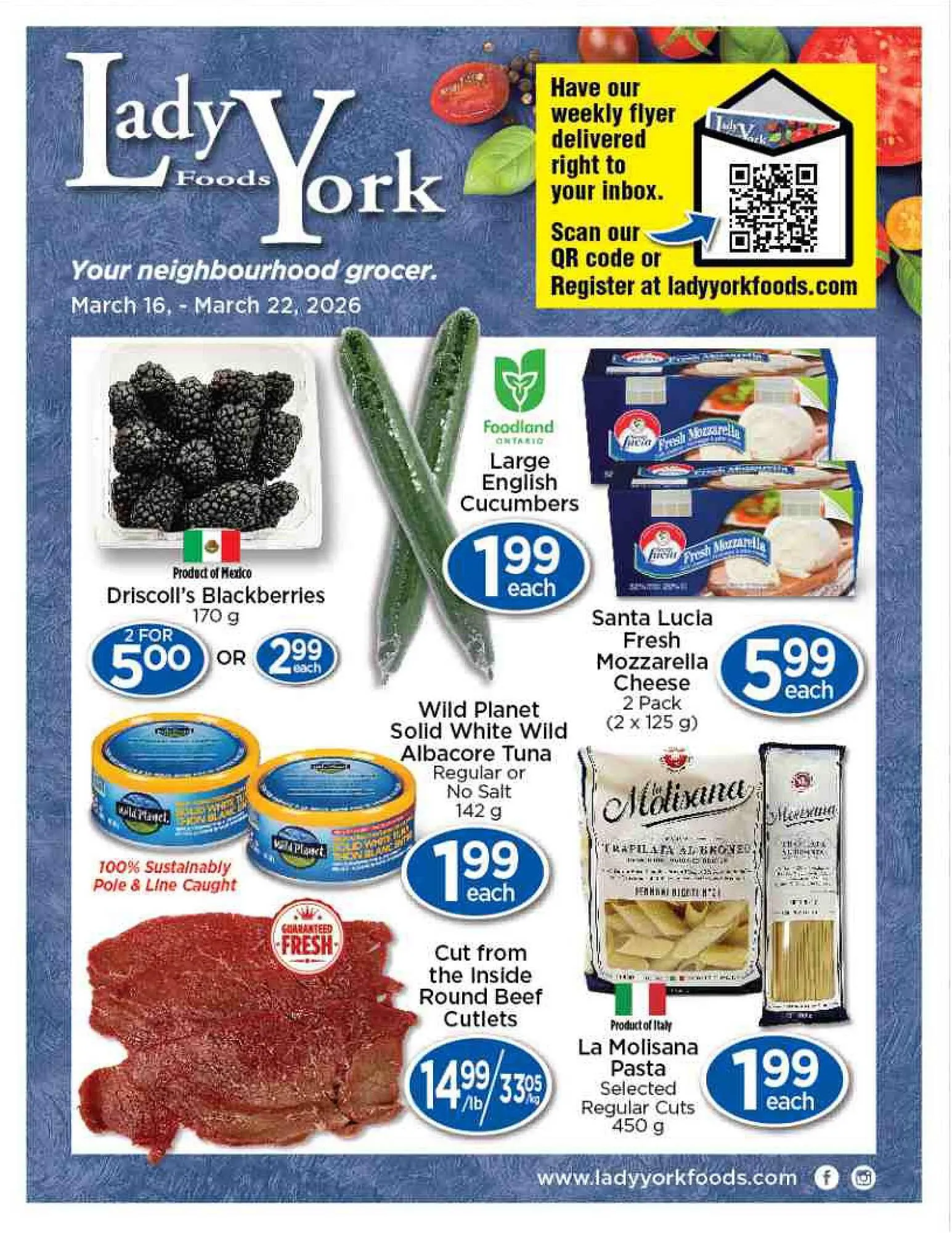 Lady York flyer from March 16 to March 22 2026 - flyer page 1