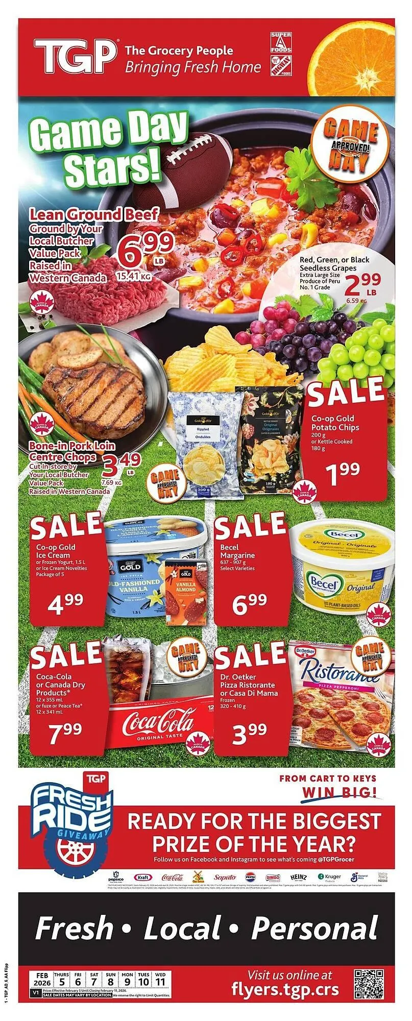 TGP The Grocery People flyer from February 5 to February 11 2026 - flyer page 1