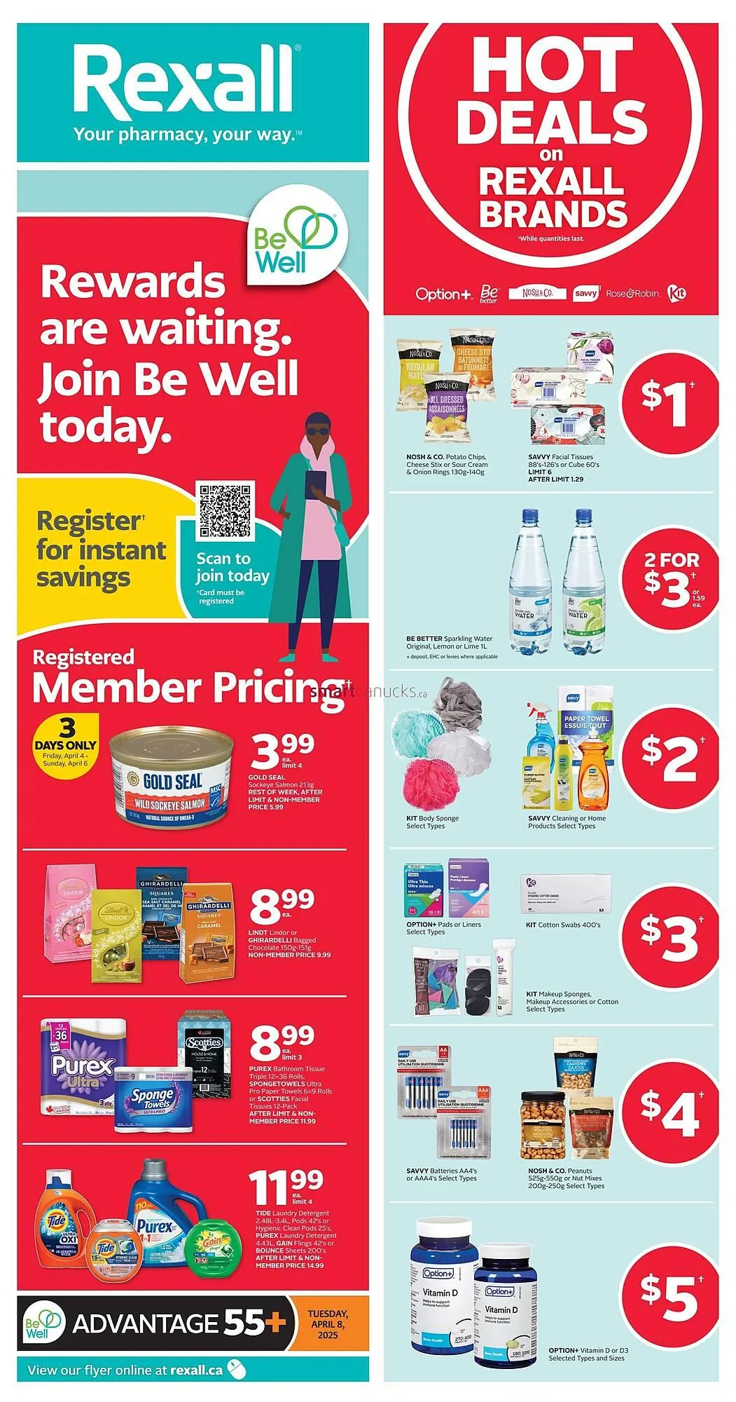 Rexall flyer from April 3 to April 9 2025 - flyer page 1