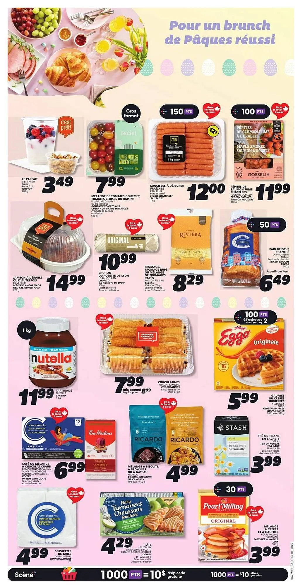 IGA flyer from April 3 to April 9 2025 - flyer page 12