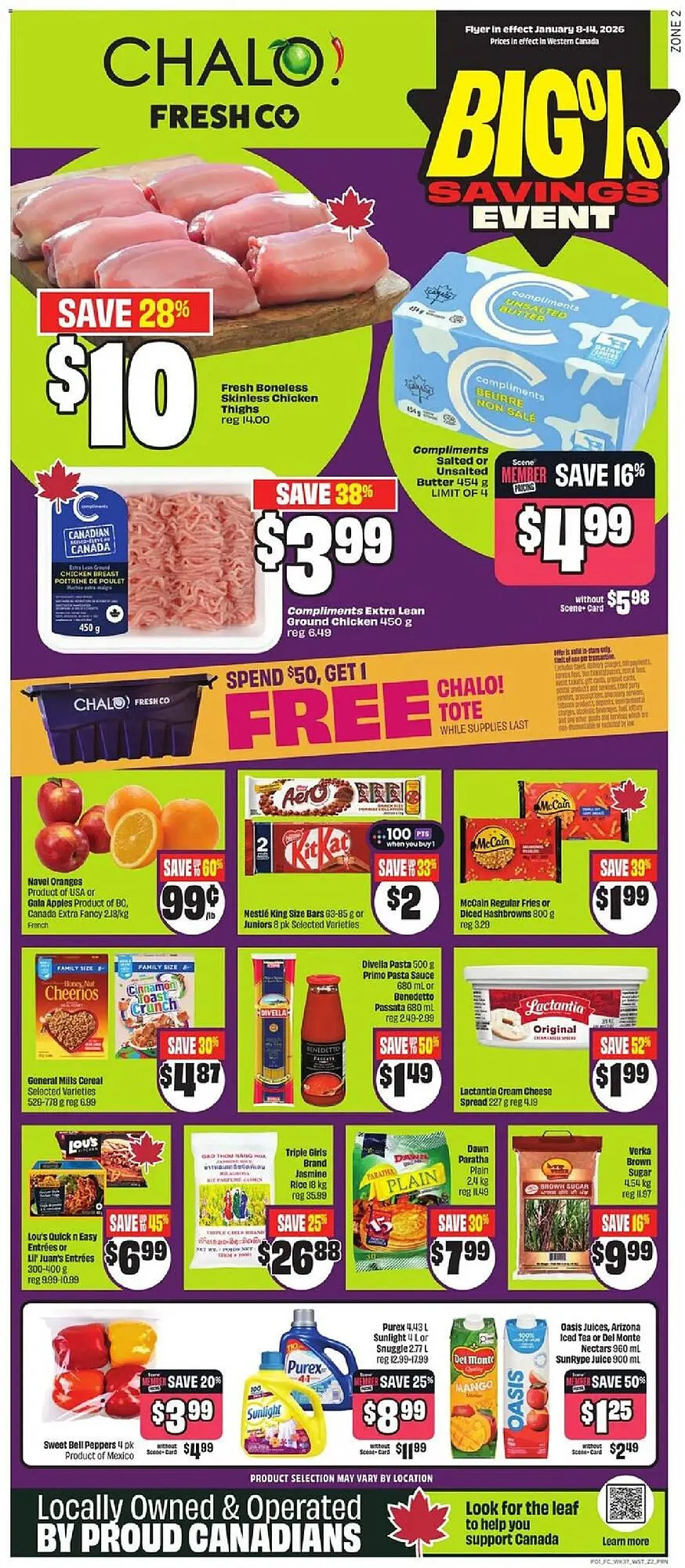 FreshCo flyer from January 8 to January 14 2026 - flyer page 1