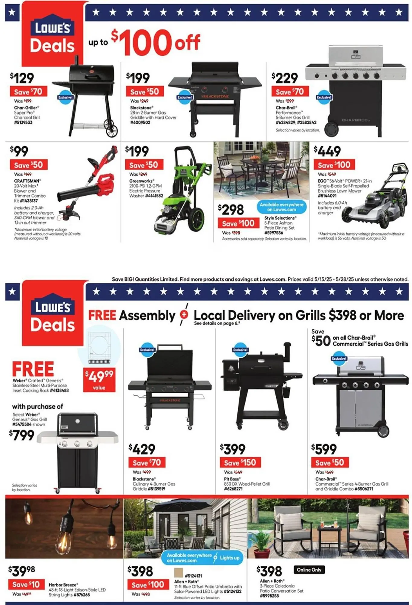 Lowe's flyer from May 15 to May 28 2025 - flyer page 2