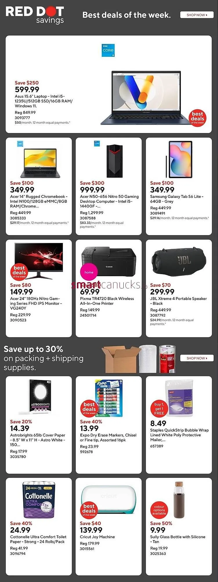 Staples flyer from March 21 to April 24 2025 - flyer page 2