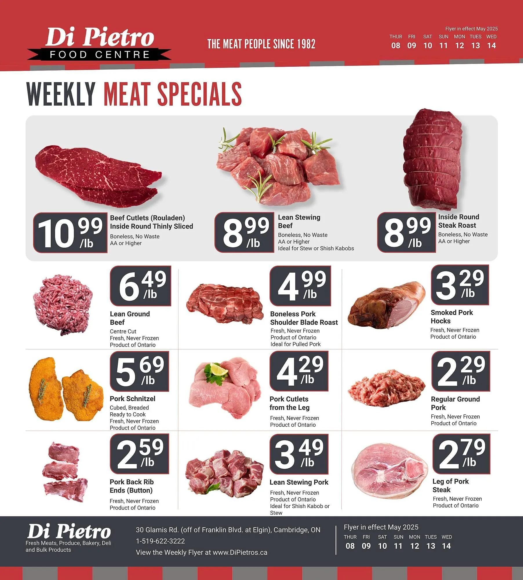 Di Pietro flyer from May 8 to May 14 2025 - flyer page 2