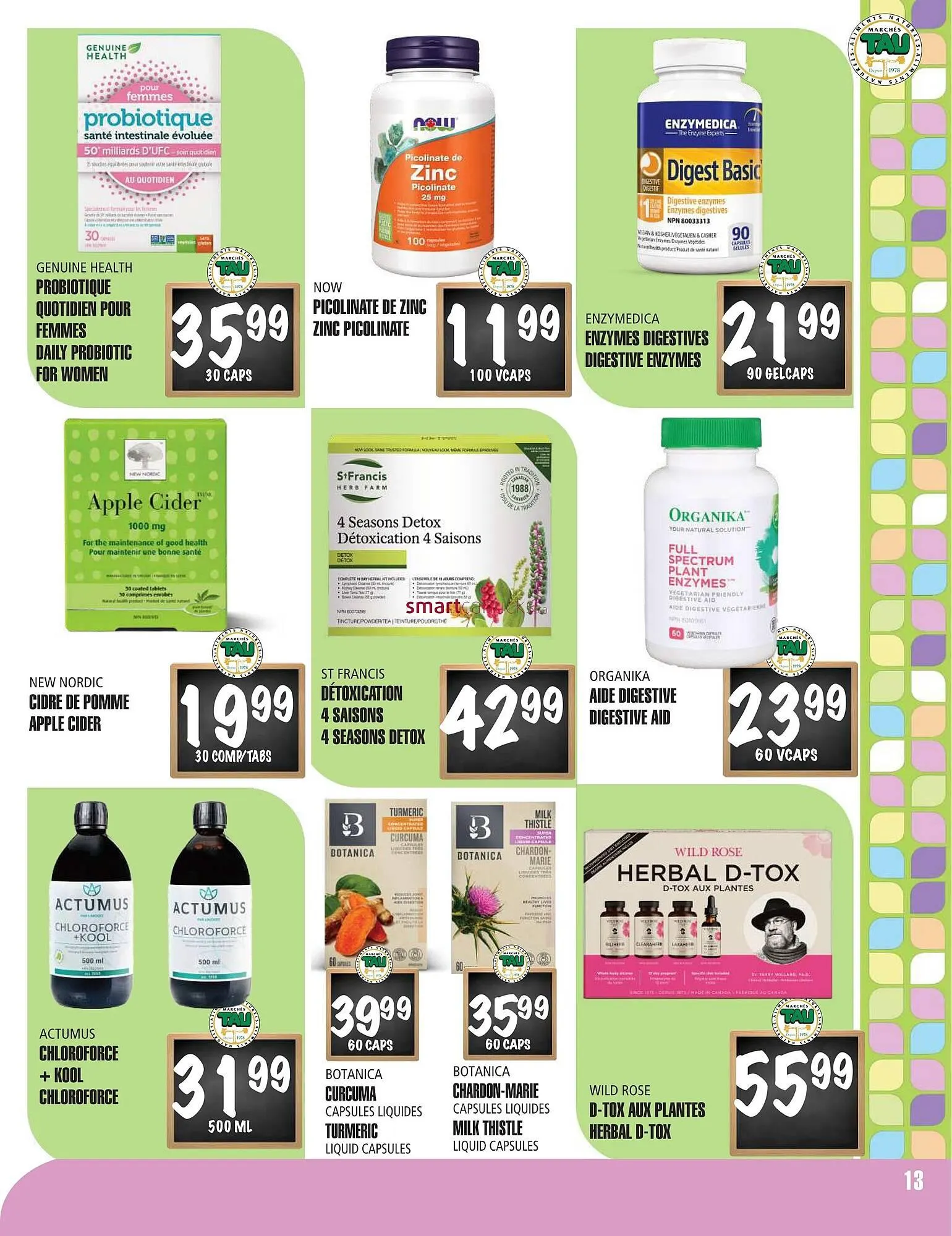 Marches Tau flyer from March 31 to April 13 2025 - flyer page 13