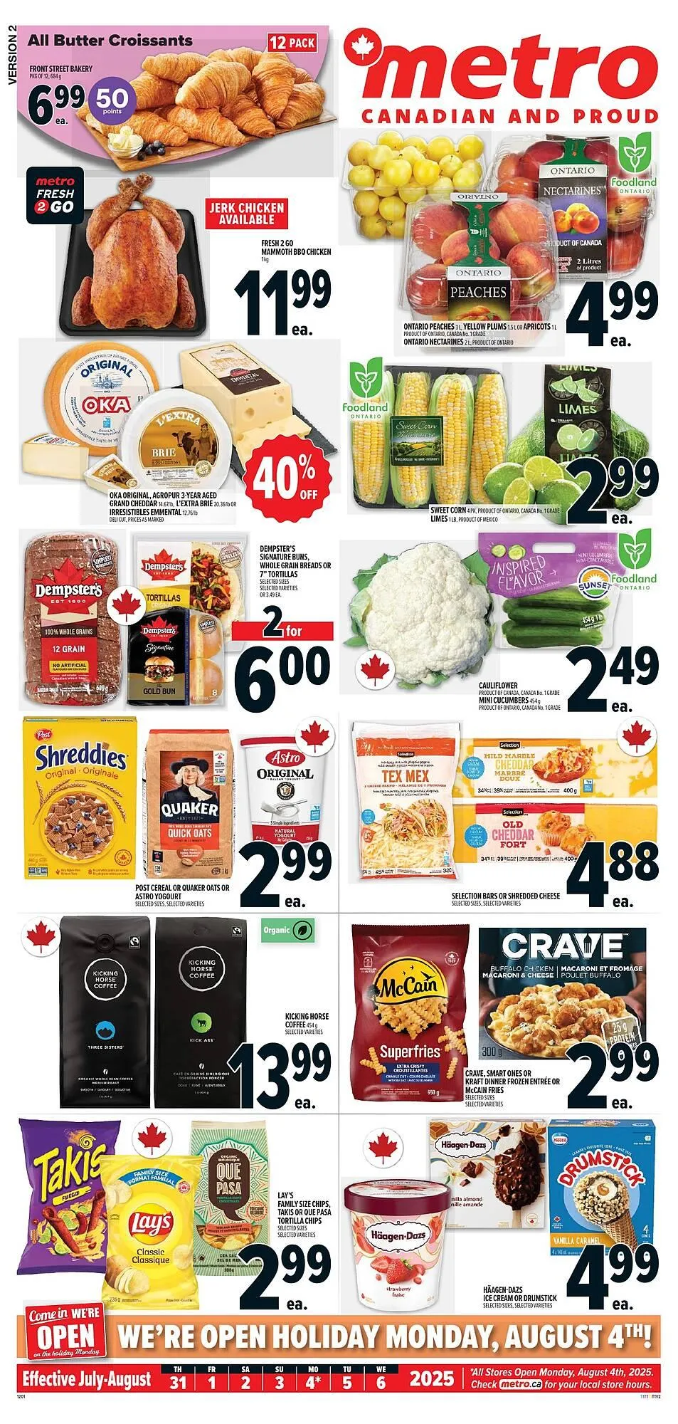 Metro flyer from July 31 to August 6 2025 - flyer page 2