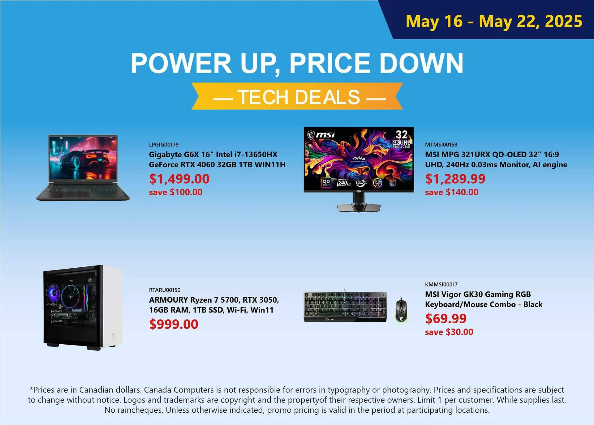 Canada Computers flyer - 1