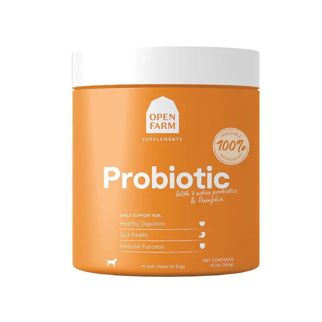 Open Farm, Probiotic Chew - 90 ct - Dog Supplements