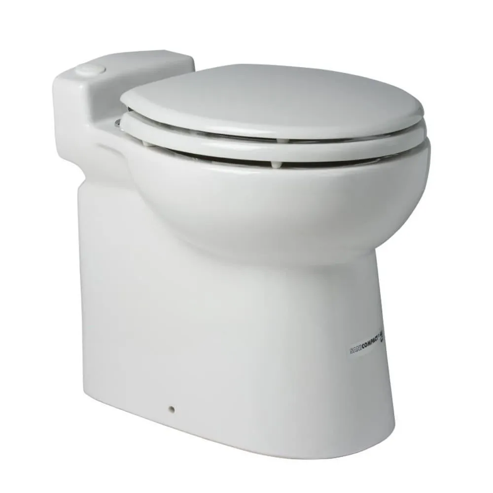 Sanicompact one piece toilet/pump system