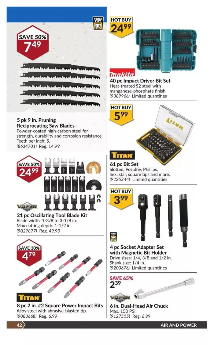 National Sale from March 25 to April 6 2025 - flyer page 47