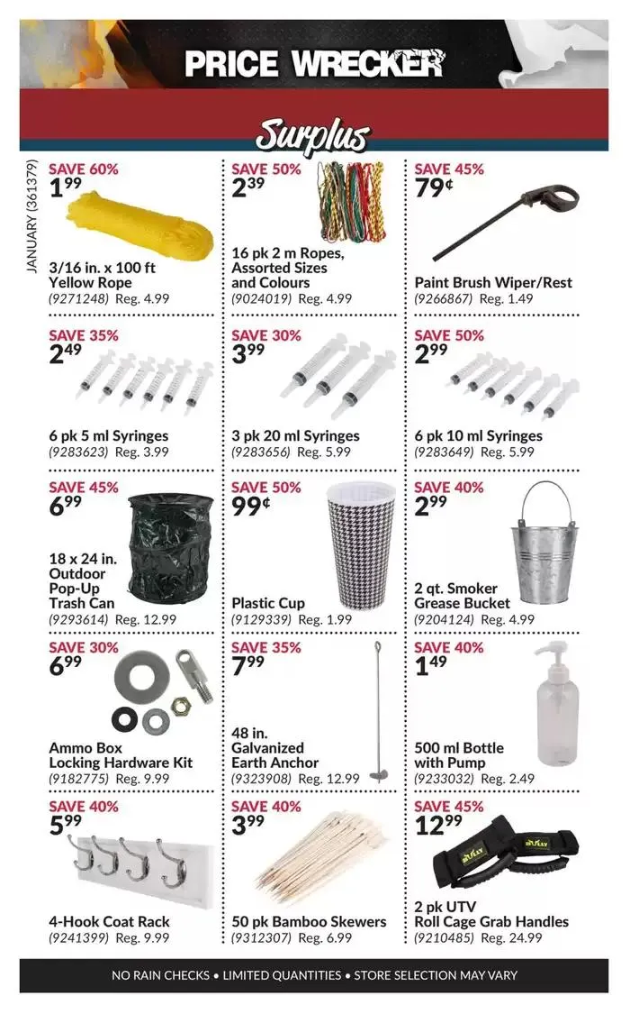 Price Wrecker from January 1 to January 31 2025 - flyer page 11