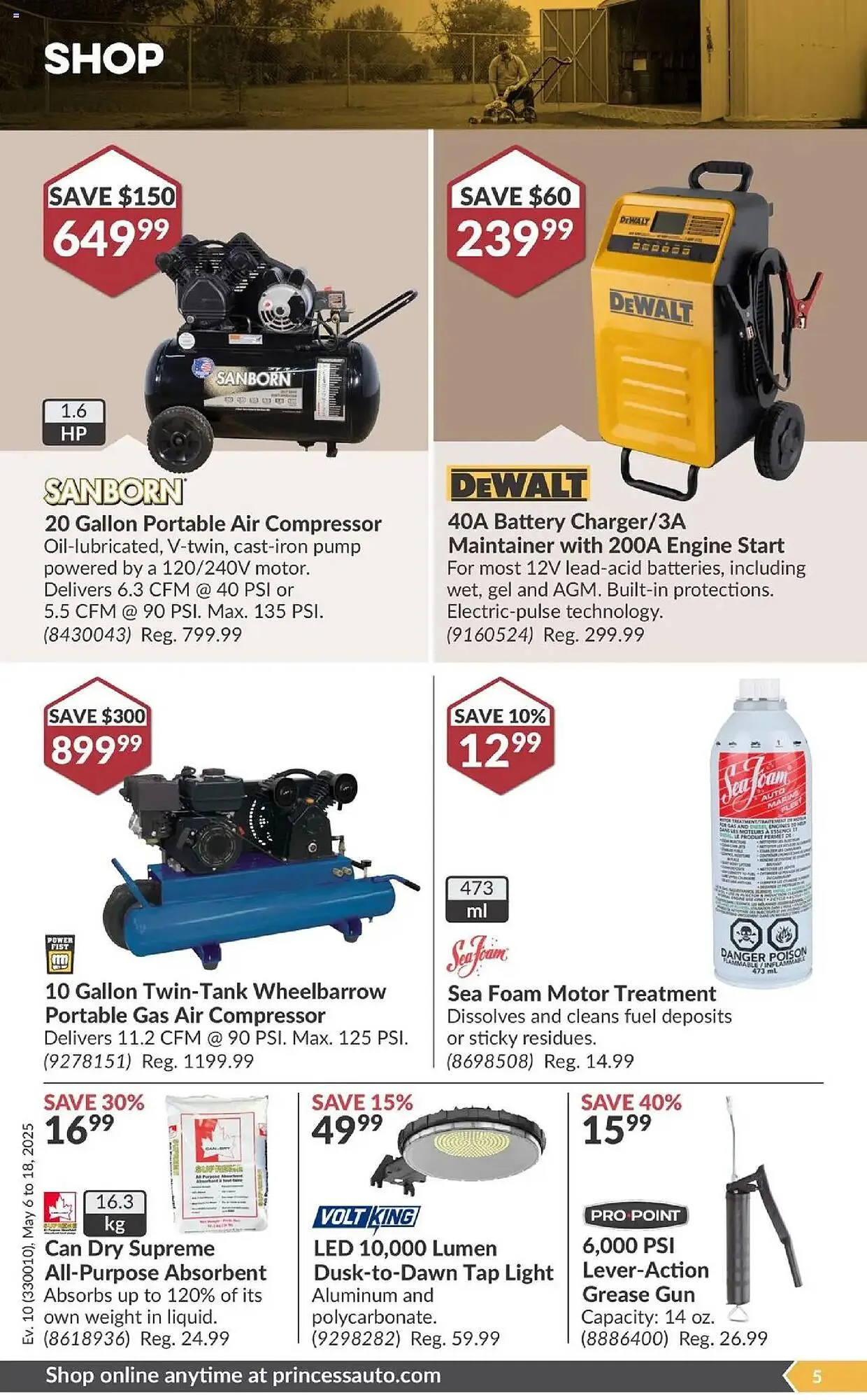 Princess Auto flyer from May 6 to May 18 2025 - flyer page 10