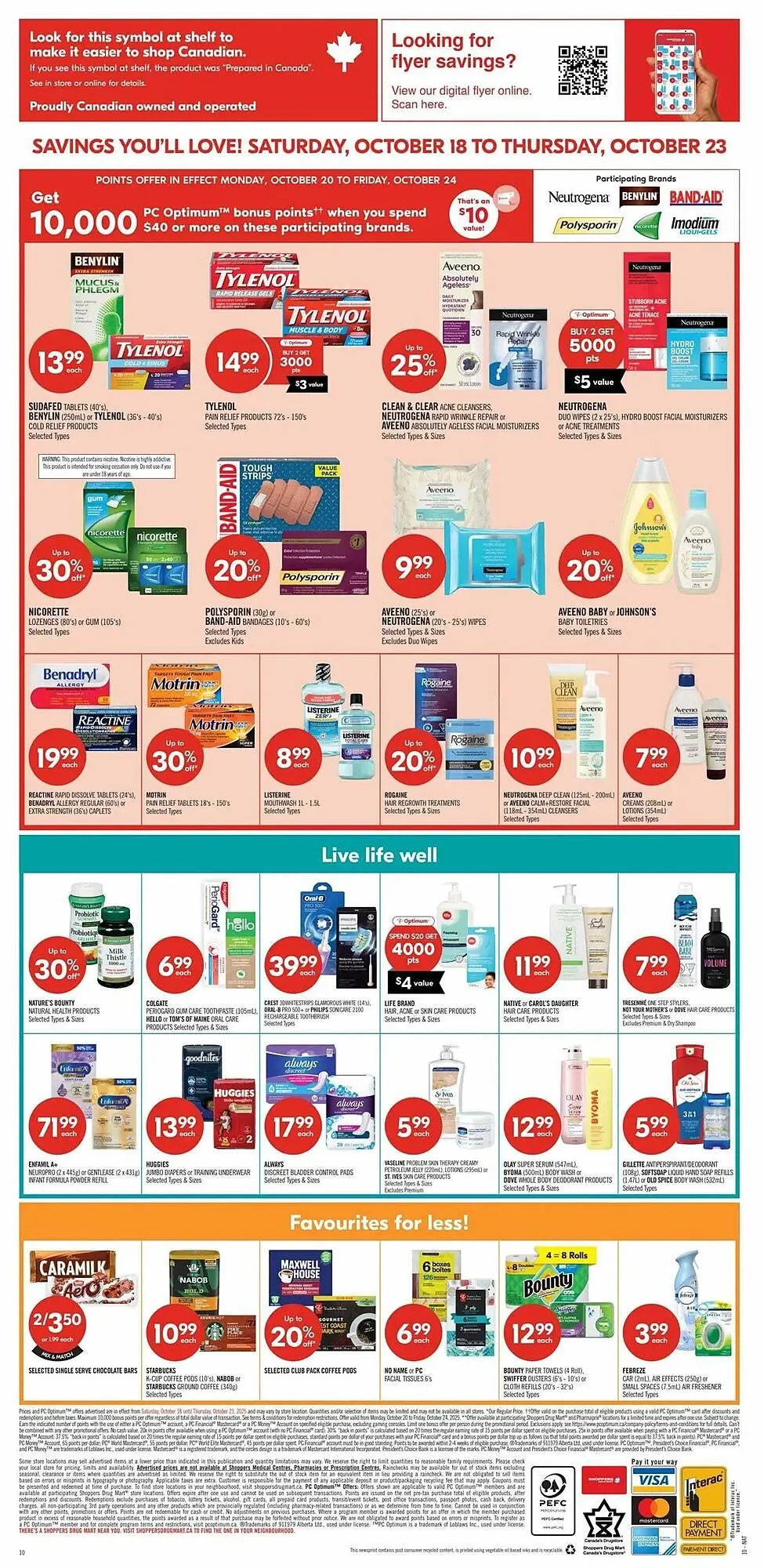 Shoppers Drug Mart flyer from October 18 to October 24 2025 - flyer page 25