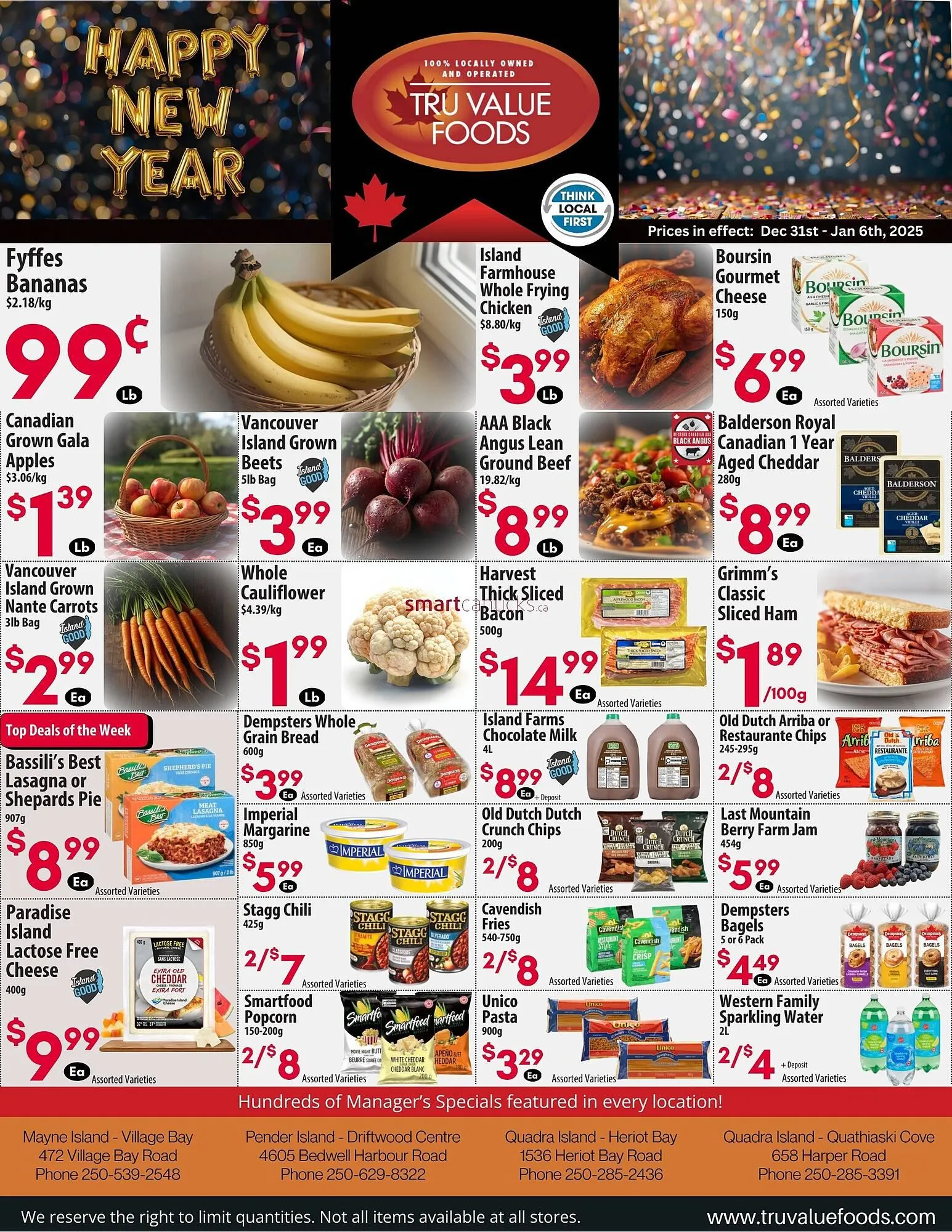 Tru Value Foods flyer from December 31 to January 6 2026 - flyer page 1