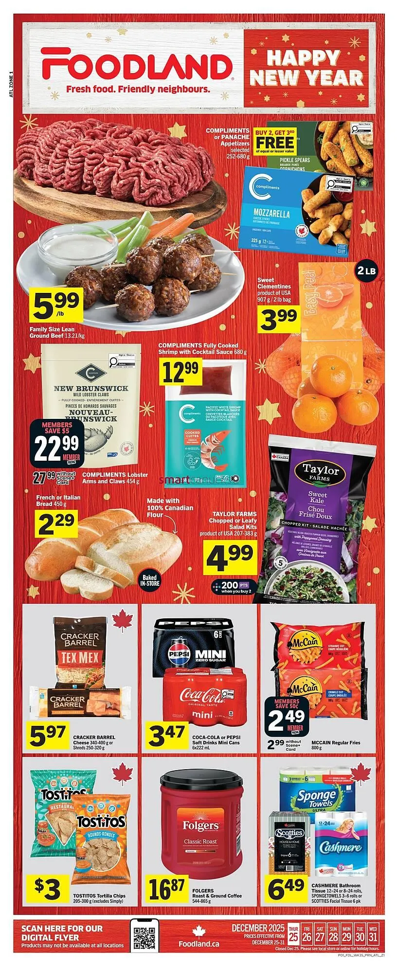 Foodland flyer from December 25 to December 31 2025 - flyer page 1