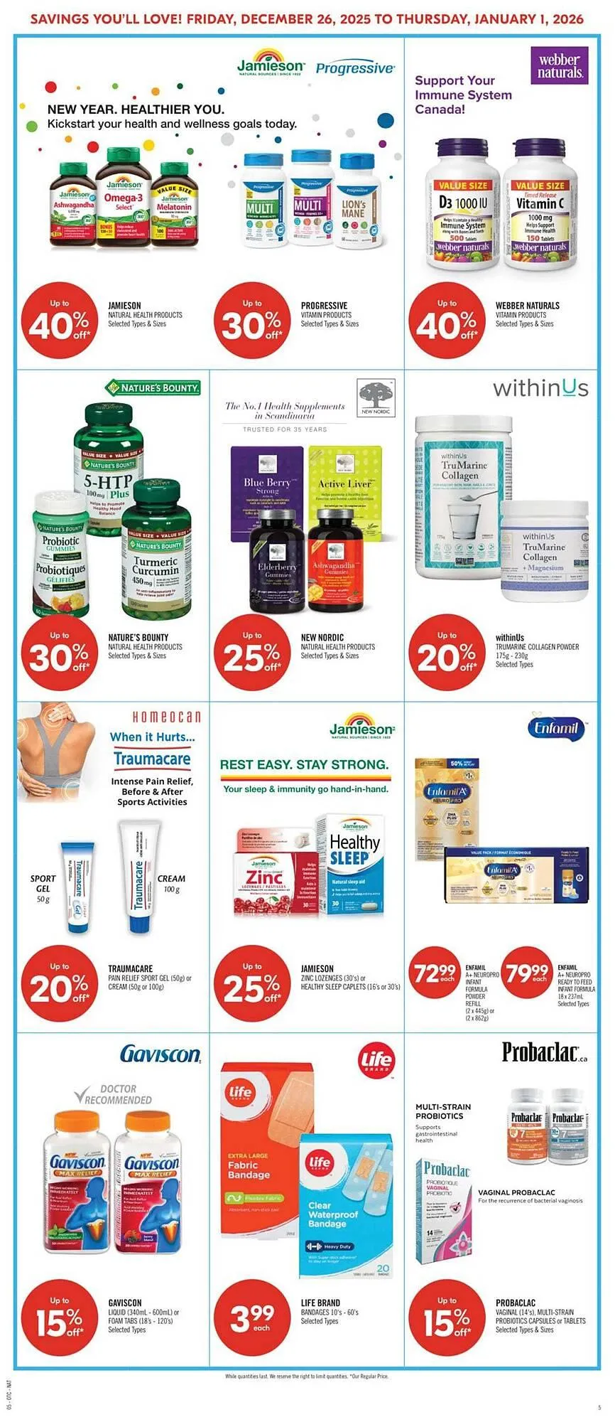 Shoppers Drug Mart flyer from December 25 to January 1 2026 - flyer page 10