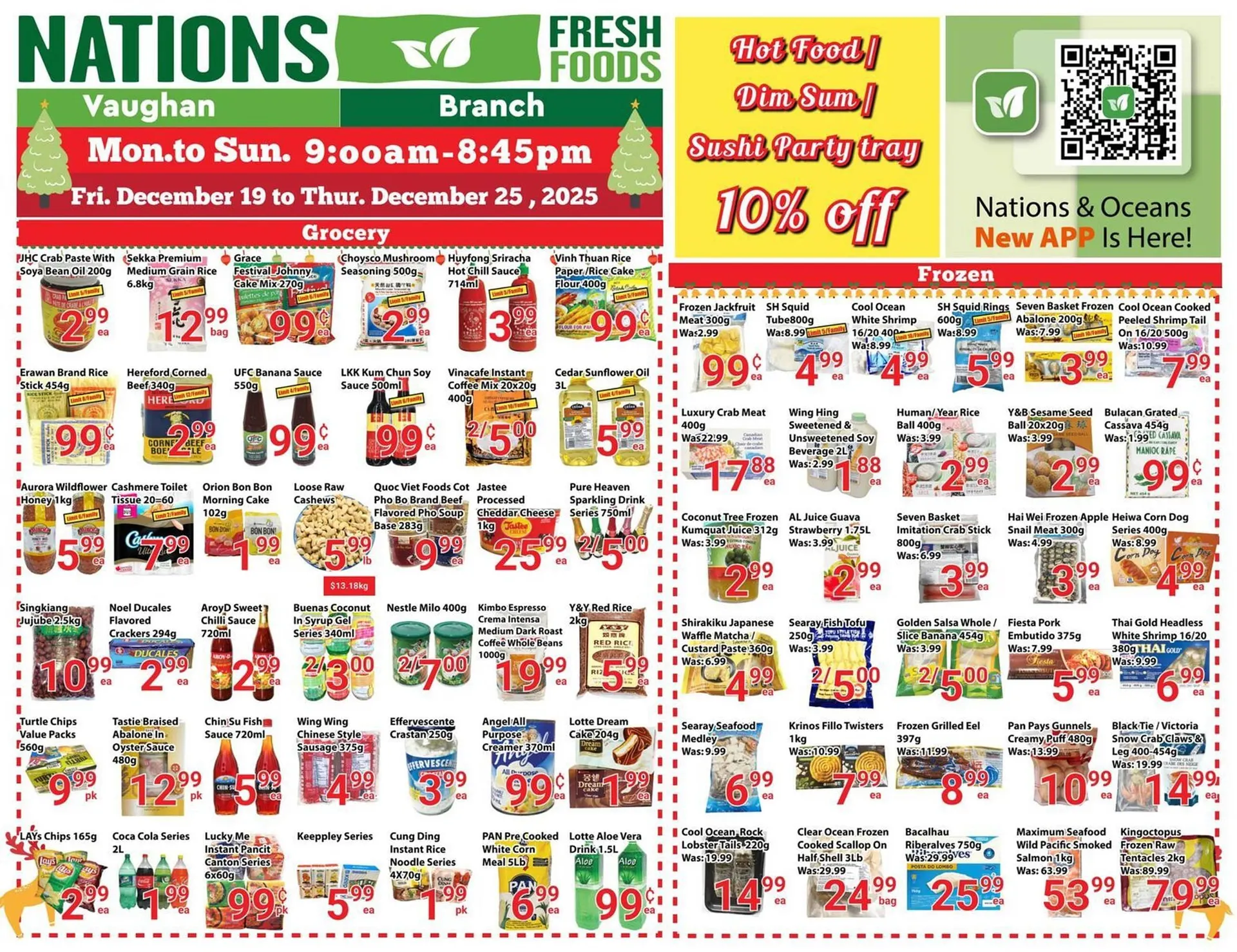 Nations Fresh Foods flyer from December 19 to December 25 2025 - flyer page 1