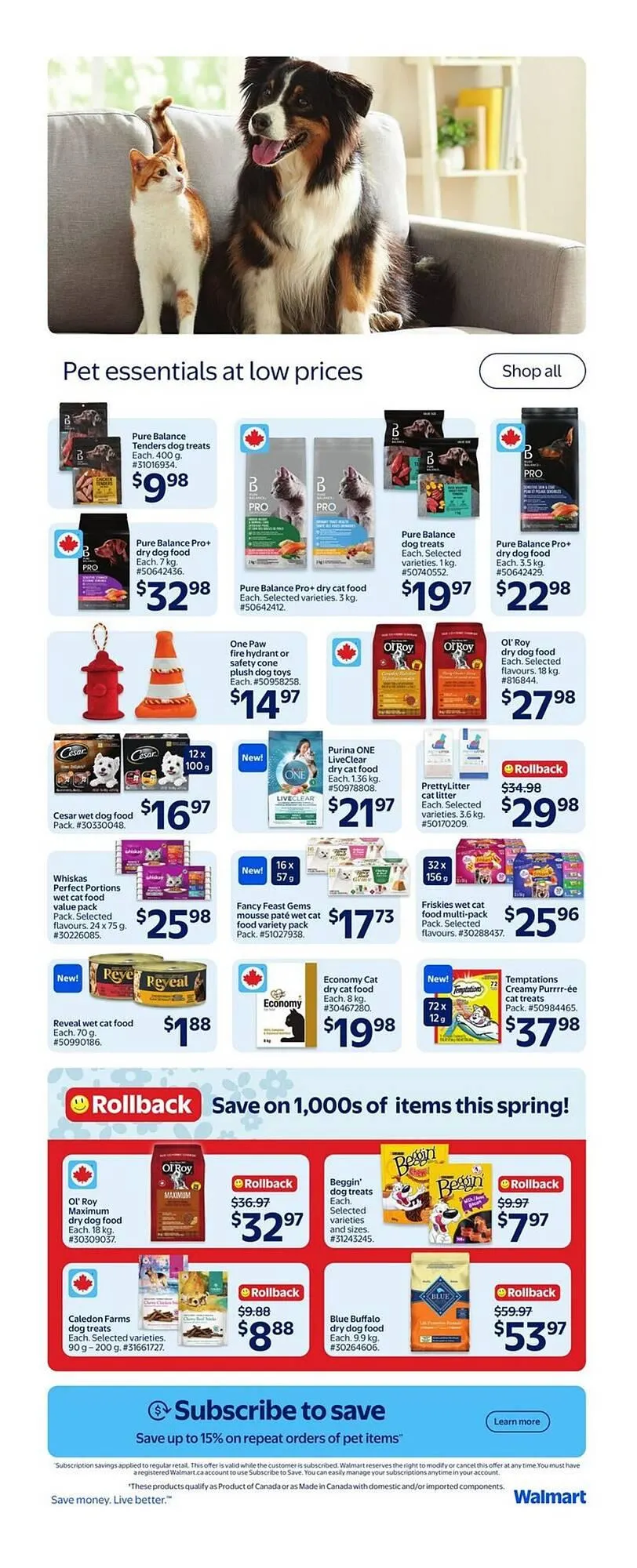 Walmart flyer from March 19 to March 25 2026 - flyer page 20