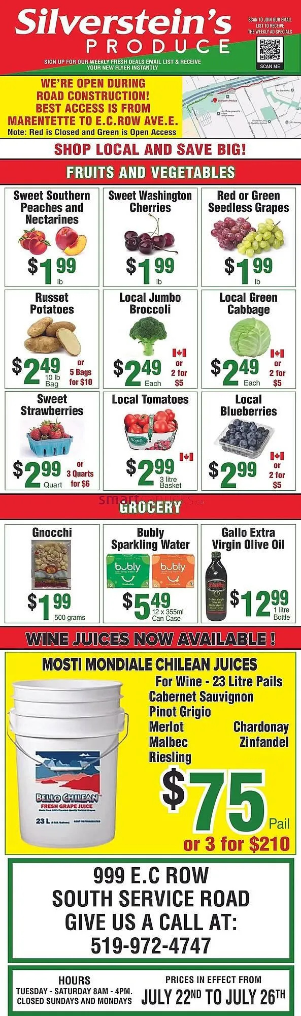 Silversteins Produce flyer - 1