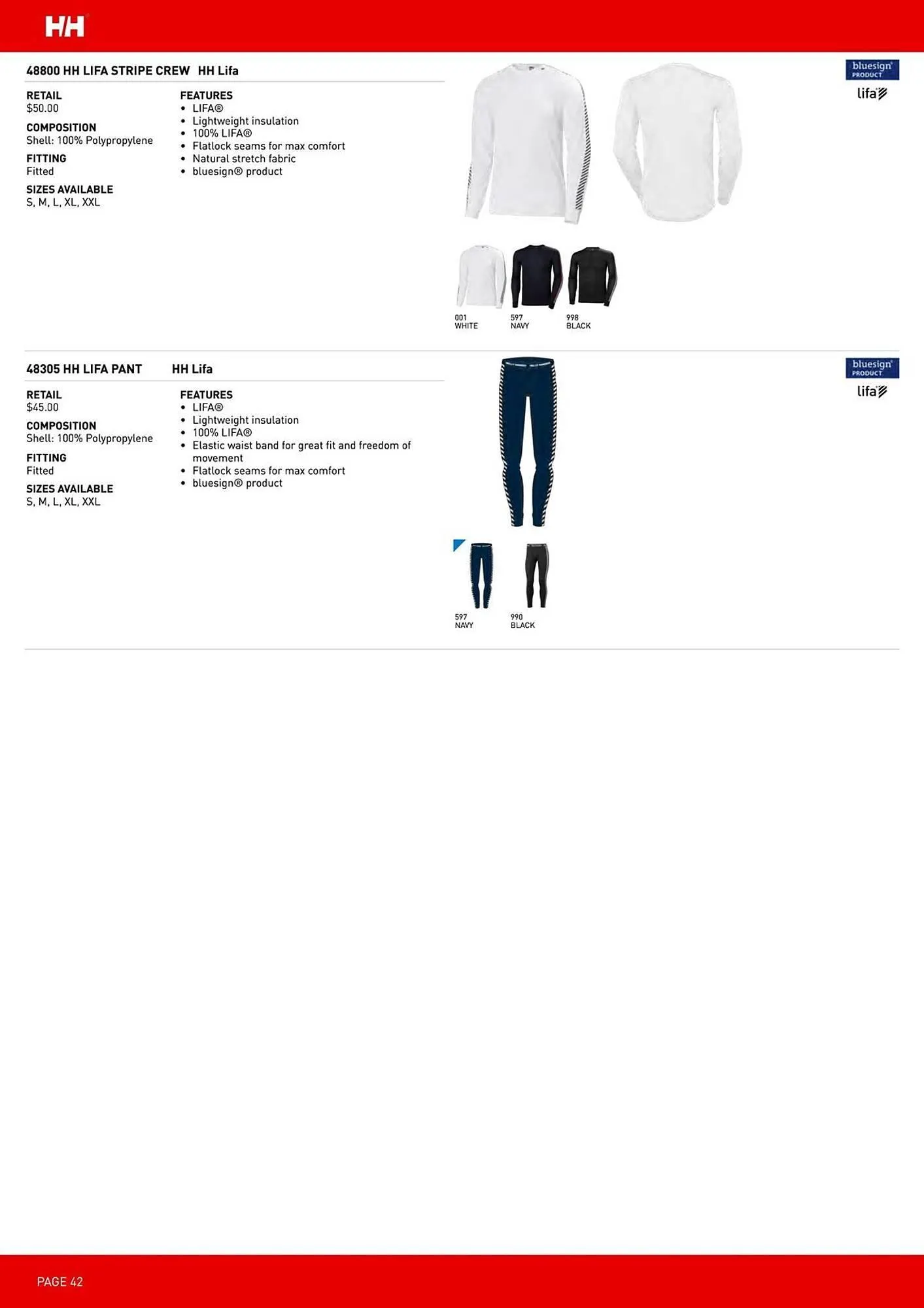 Helly Hansen flyer from September 11 to February 28 2026 - flyer page 42