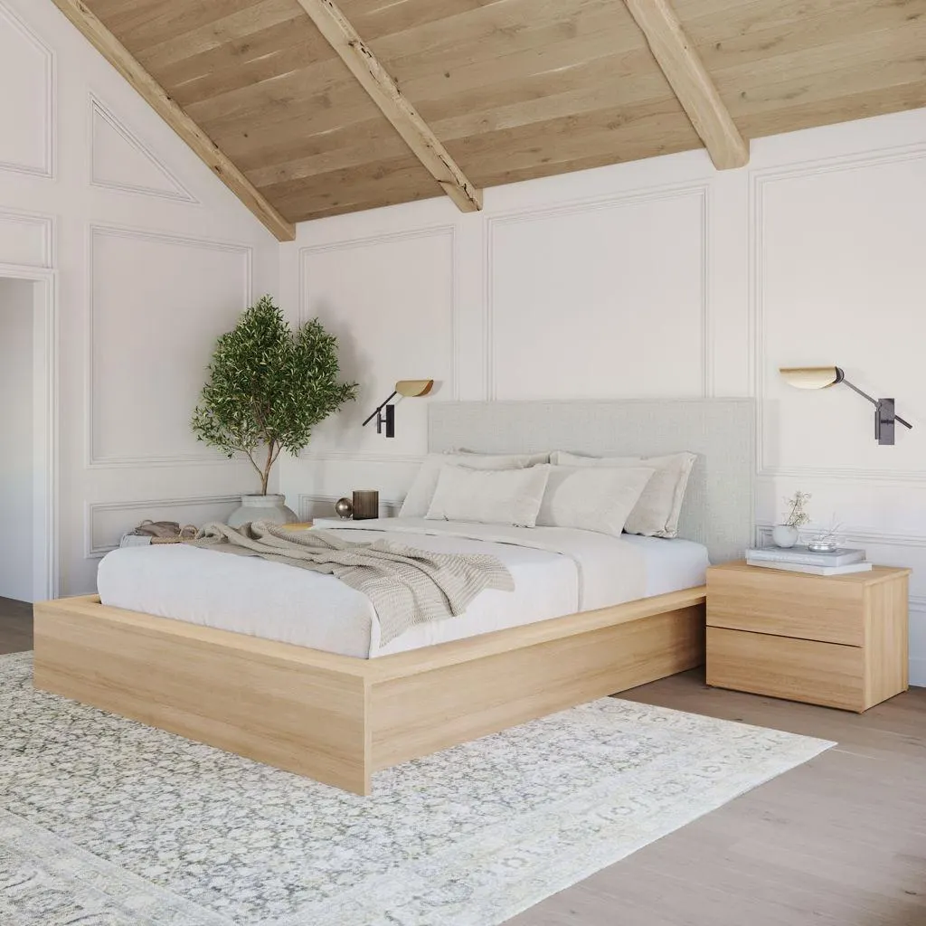 Mobilier de chambre à coucher Bardot 4 pièces - Grand