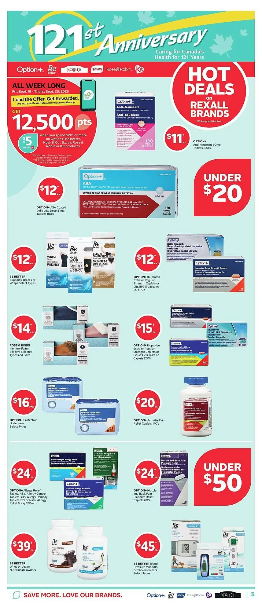 Rexall flyer from September 19 to September 26 2025 - flyer page 9