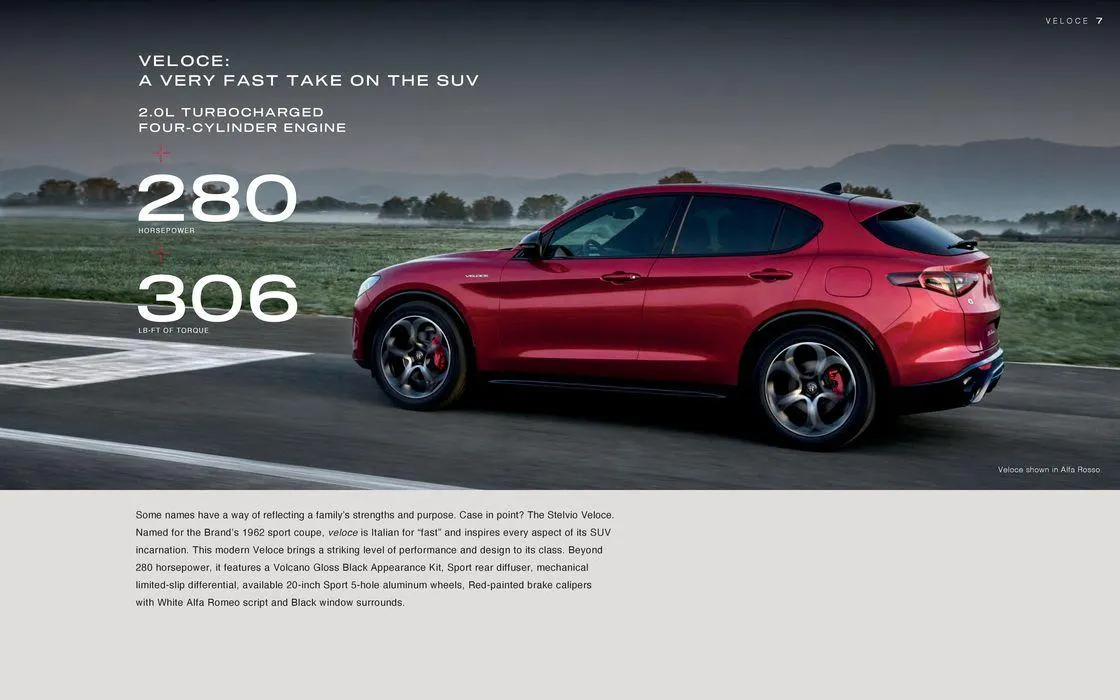 Alfa Romeo 2024 Stelvio from January 9 to January 9 2025 - flyer page 7