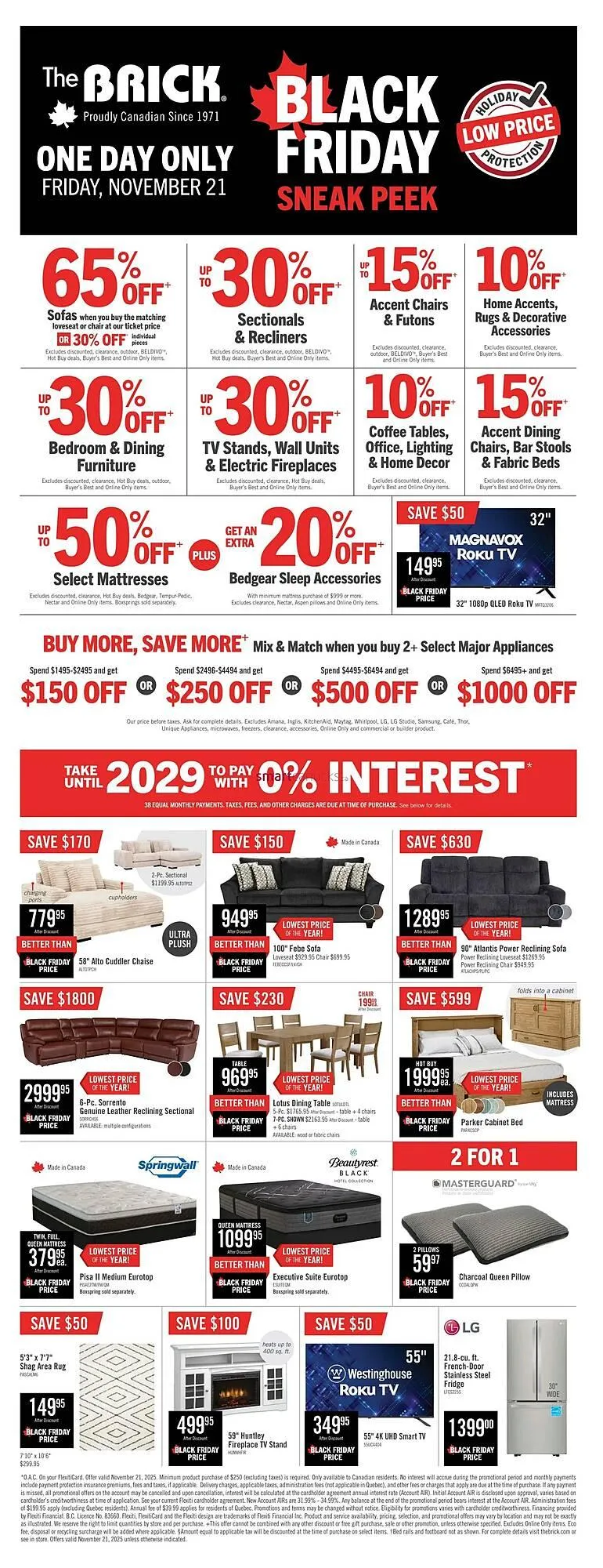 The Brick flyer from November 14 to November 20 2025 - flyer page 1