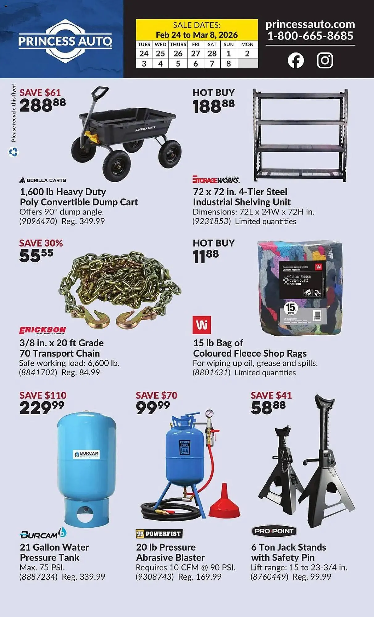 Princess Auto flyer from February 24 to March 9 2026 - flyer page 2