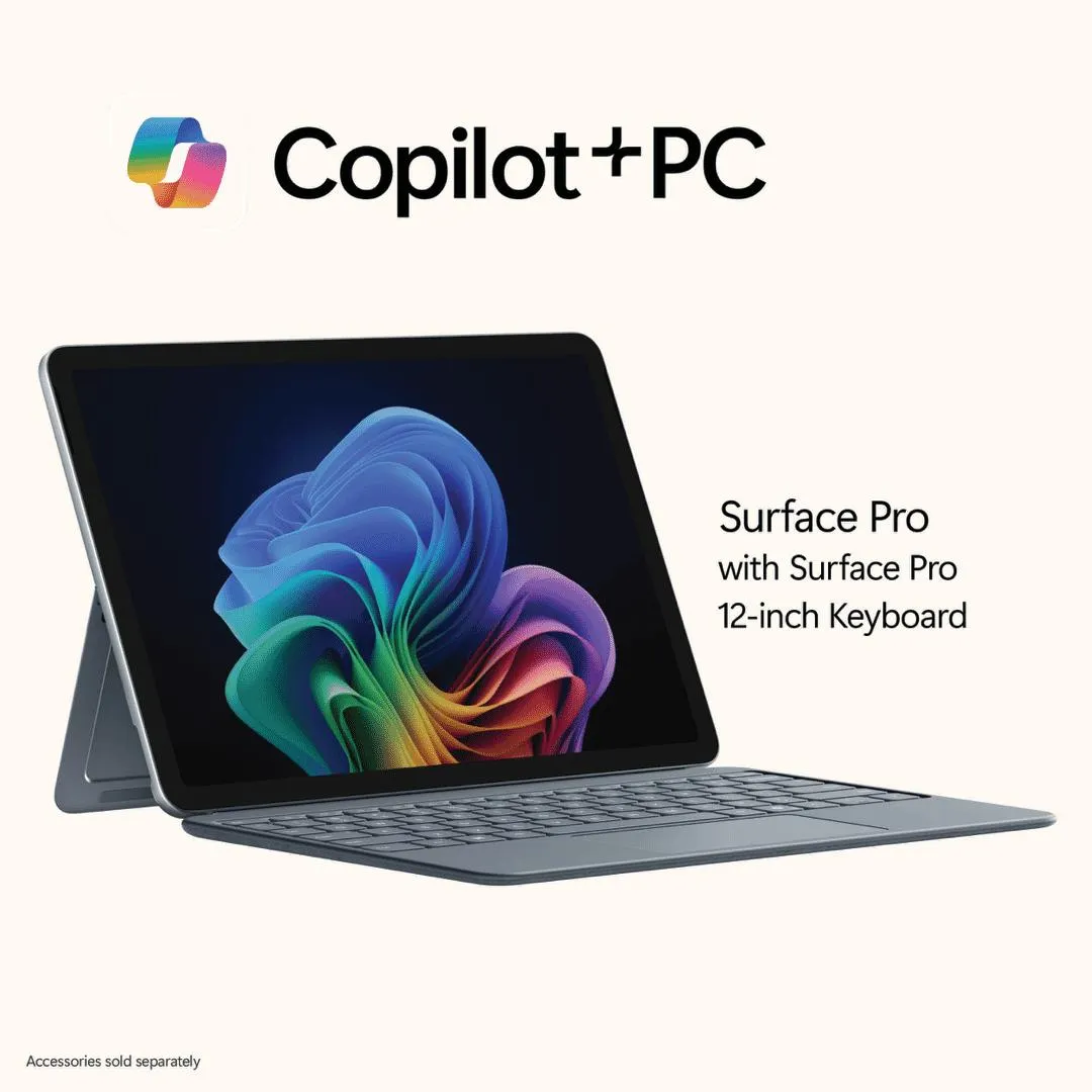 Microsoft Surface Pro CoPilot+ PC 12" Snapdragon X Plus 8 Core 16GB 512GB -Ocean