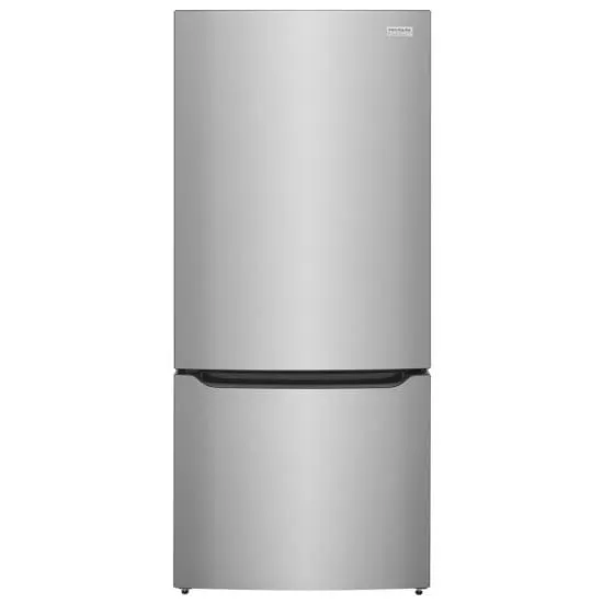 Frigidaire Gallery GRBN2012AF Bottom Freezer Refrigerator, 30 inch Width, ENERGY STAR Certified, 20 cu. ft. Capacity, Stainless Steel colour