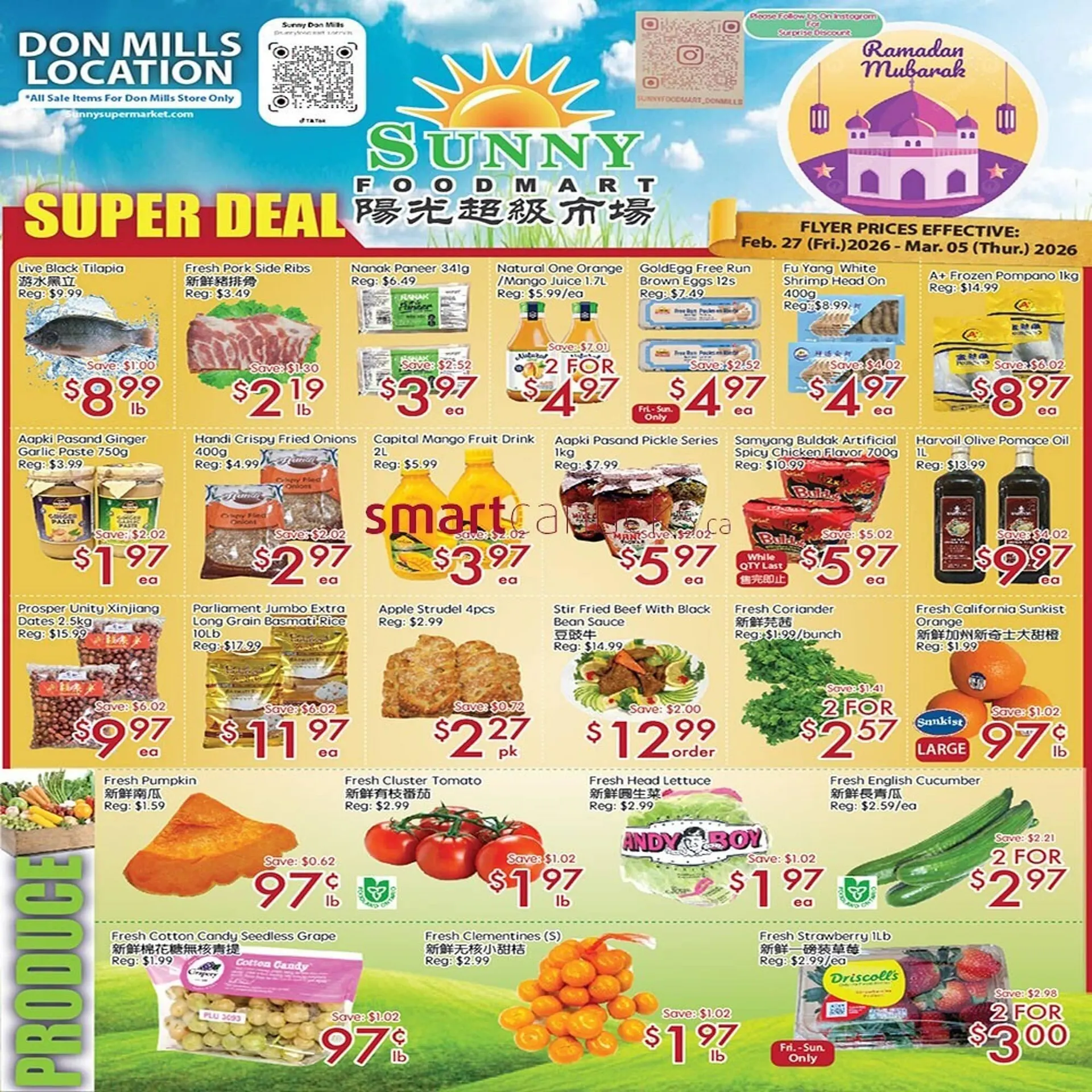 Sunny Food Mart flyer from February 27 to March 5 2026 - flyer page 1