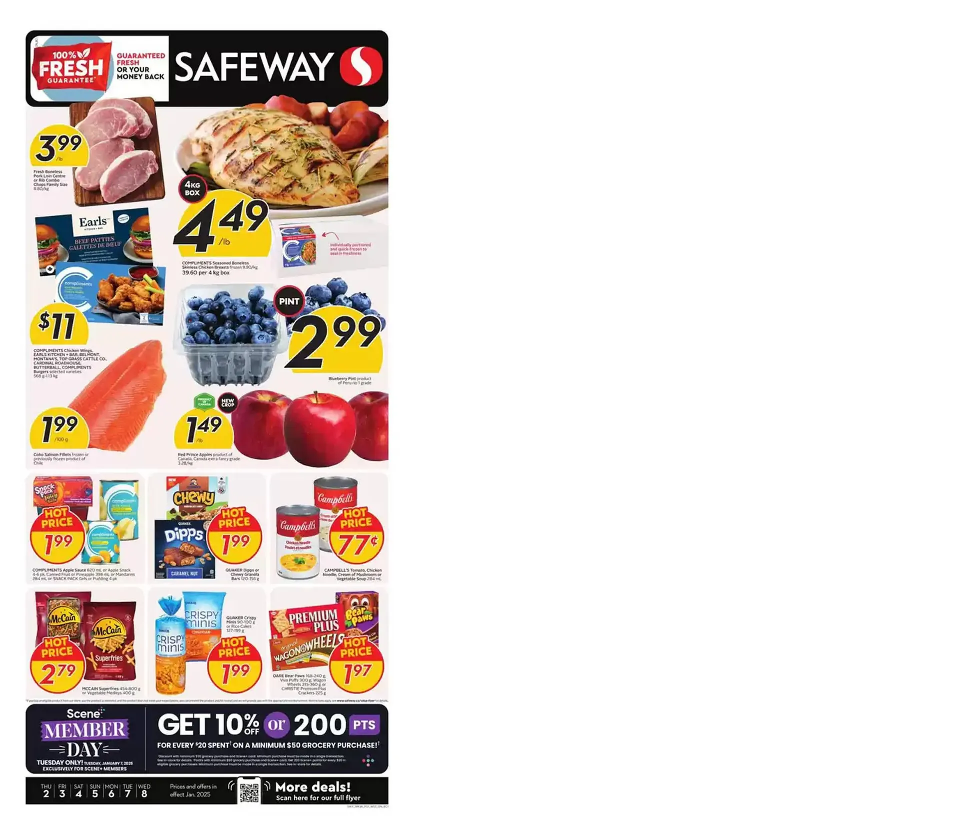 Safeway flyer from January 1 to January 31 2025 - flyer page 1