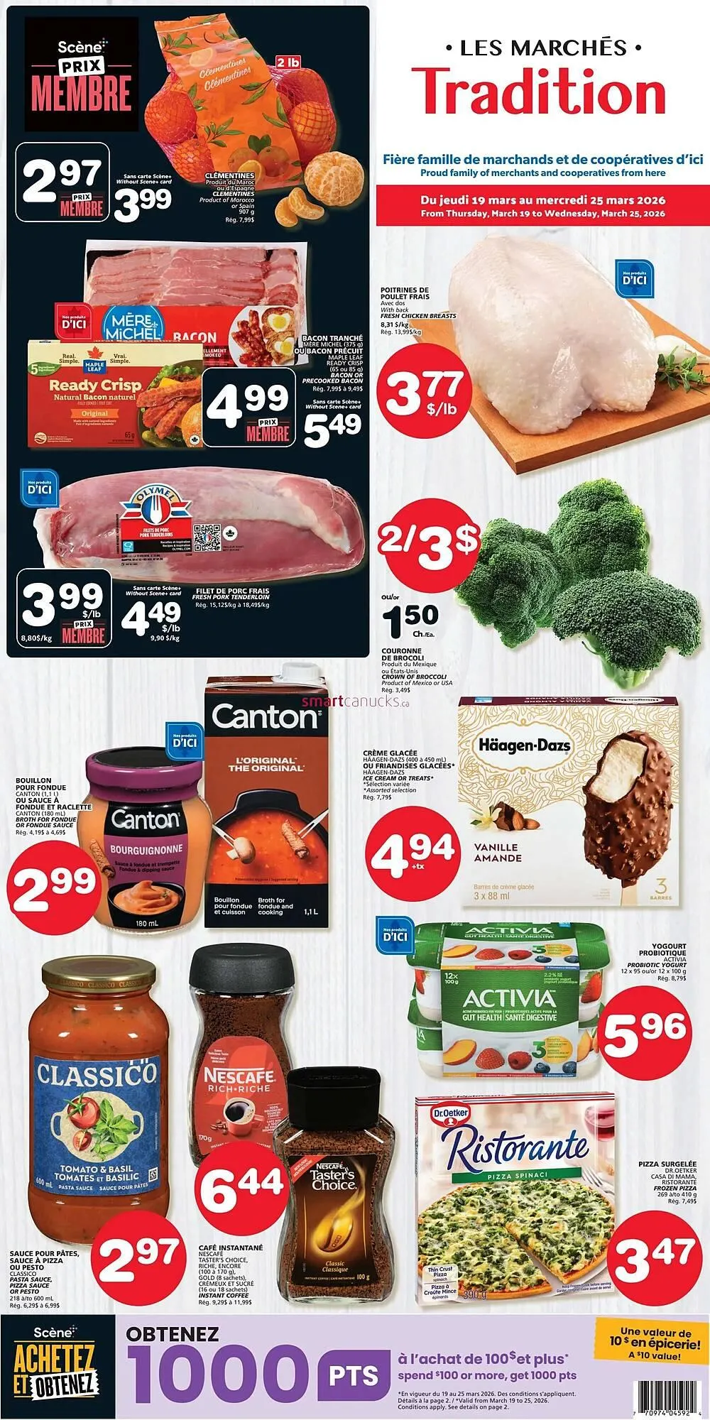 Marches Tradition flyer from March 19 to March 25 2026 - flyer page 1