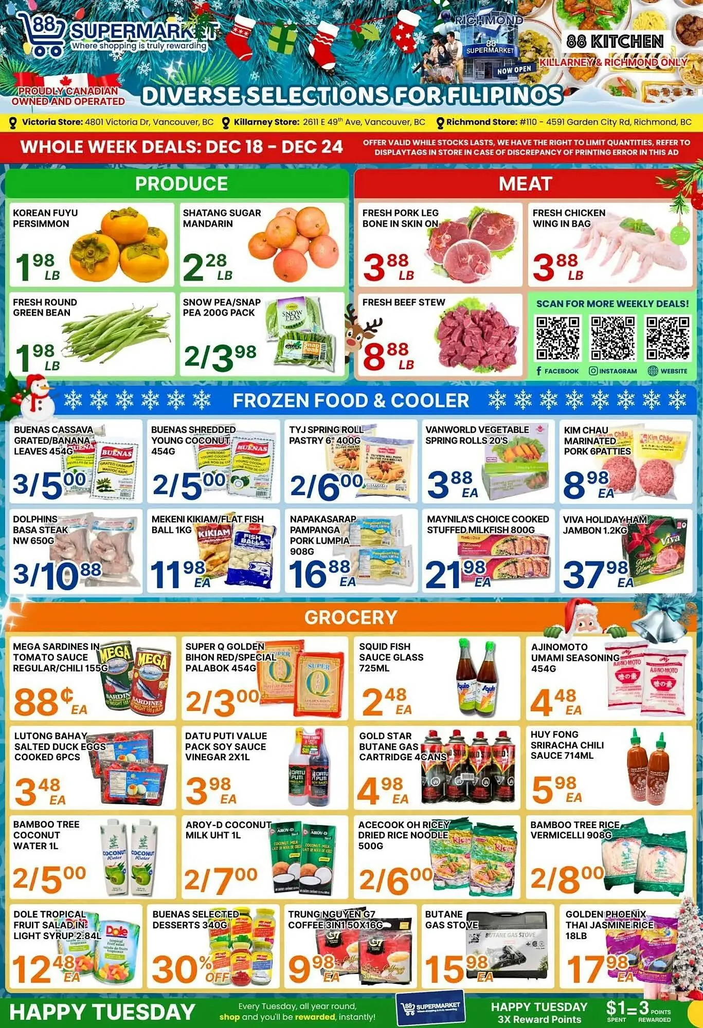 88 Supermarket flyer from December 18 to December 24 2025 - flyer page 1