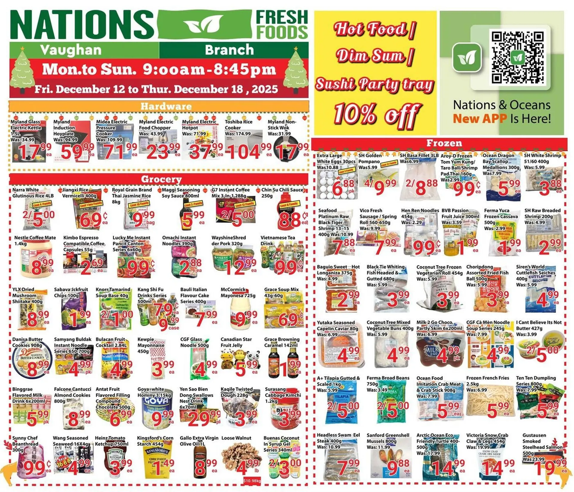 Nations Fresh Foods flyer from December 12 to December 18 2025 - flyer page 1