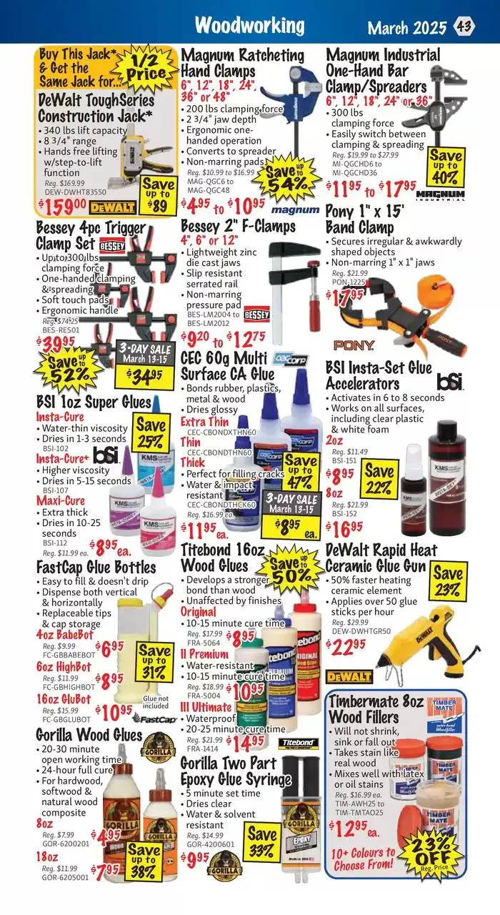 KMS Tools from March 13 to March 31 2025 - flyer page 43