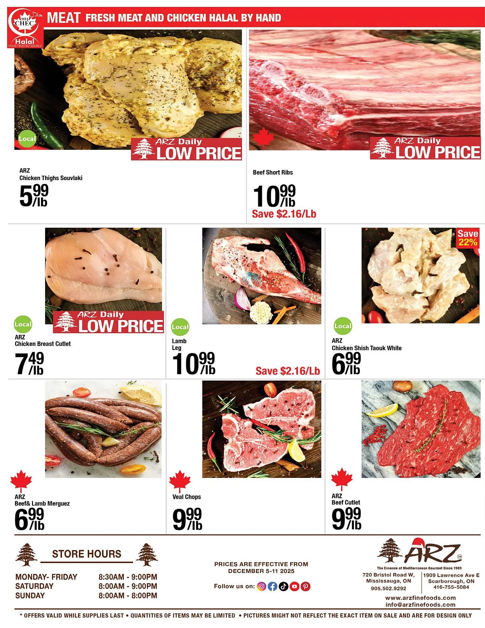 Arz Fine Foods flyer from December 5 to December 11 2025 - flyer page 8