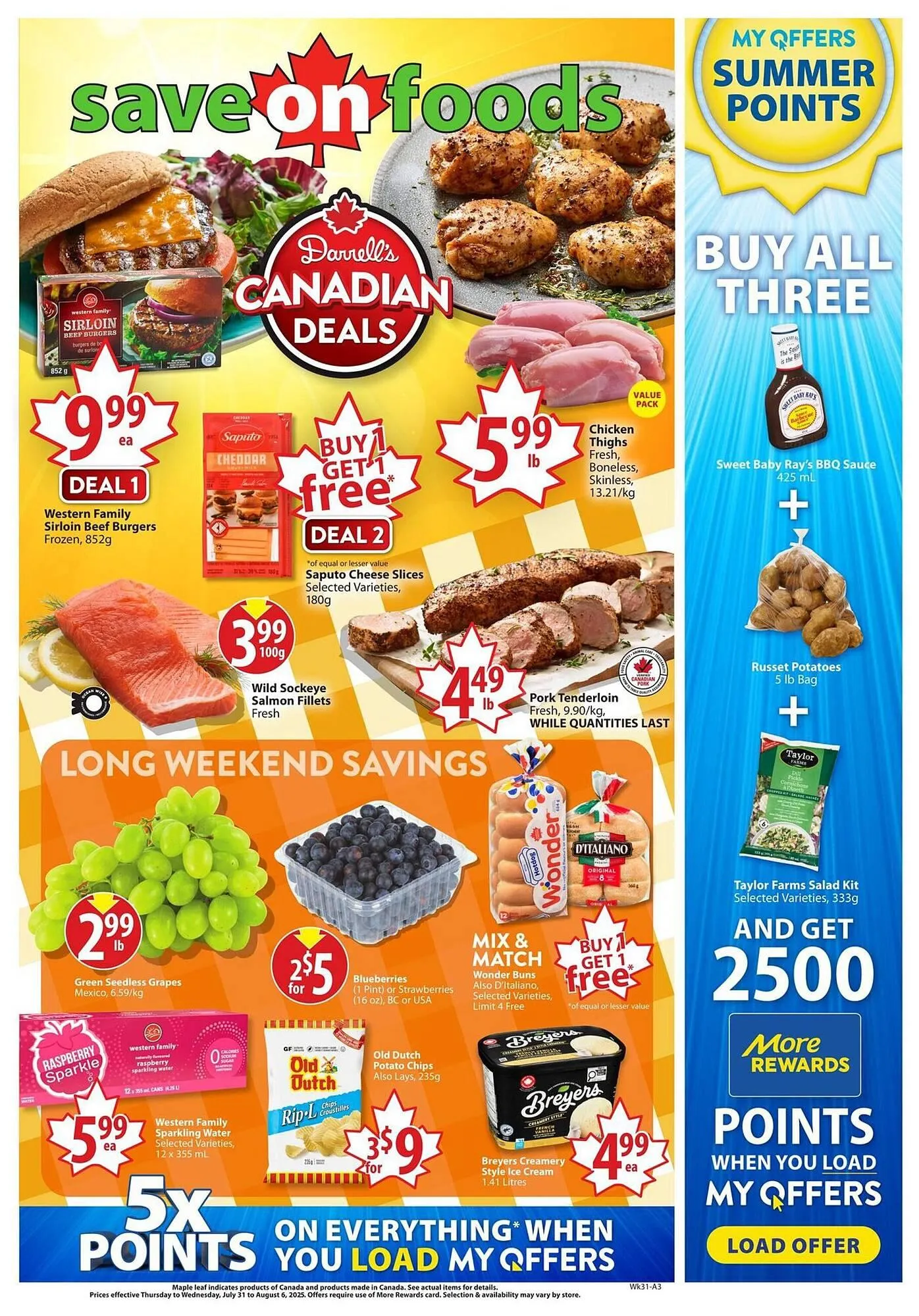 Save on Foods flyer from July 31 to August 6 2025 - flyer page 2