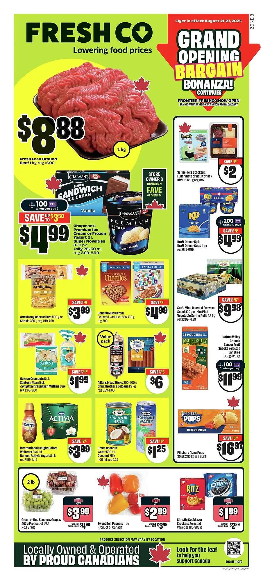 FreshCo flyer from August 21 to August 28 2025 - flyer page 1