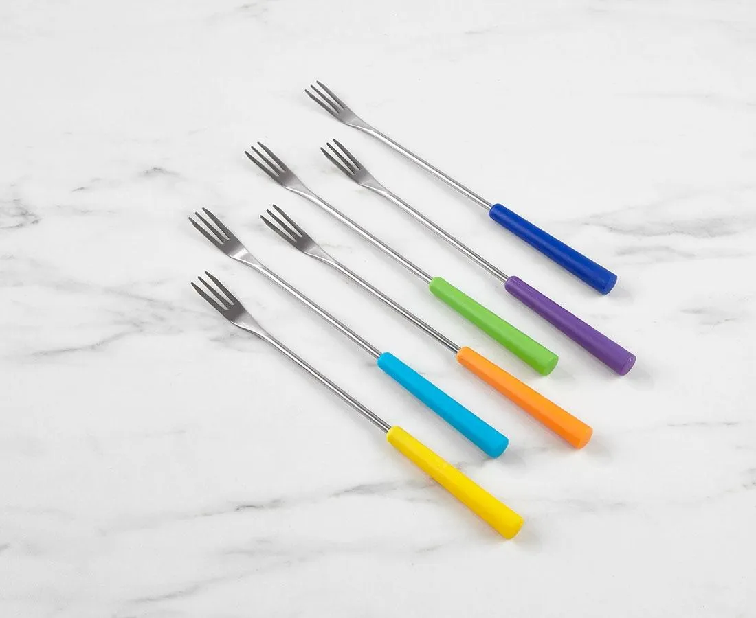 Cheese Fondue Forks, Set of 6