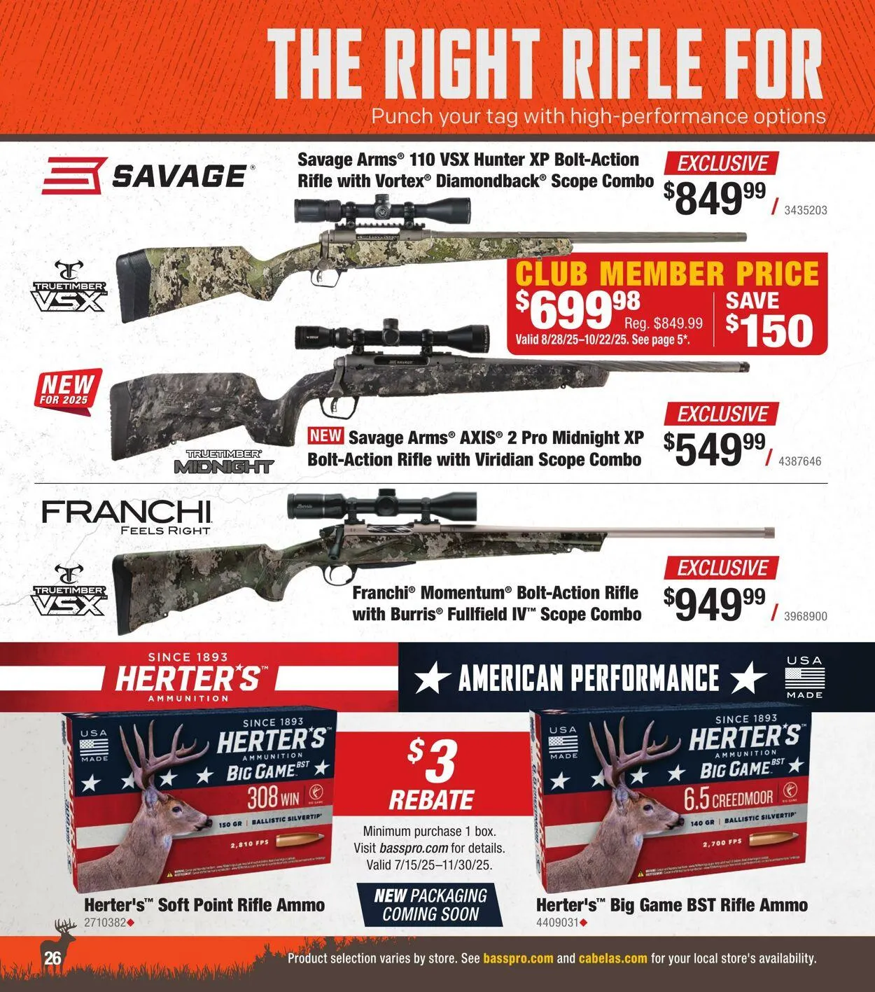 Bass Pro Current flyer from August 28 to September 11 2025 - flyer page 26
