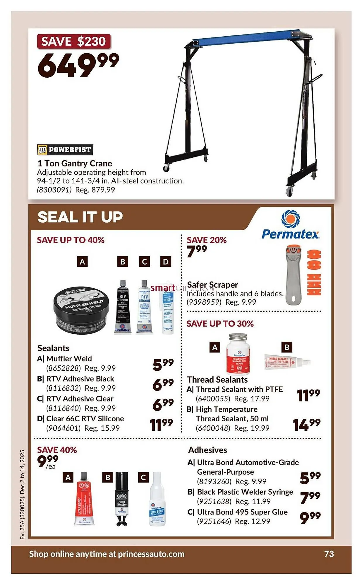 Princess Auto flyer from November 27 to December 2 2025 - flyer page 78