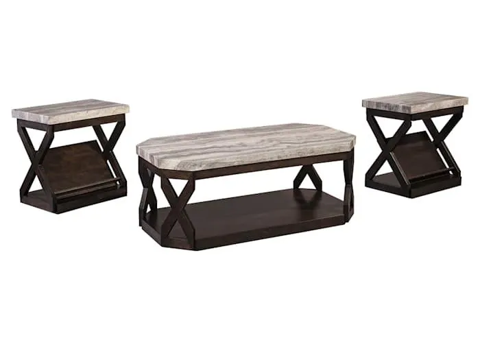 Radilyn 3 Pack Tables - Grayish Brown