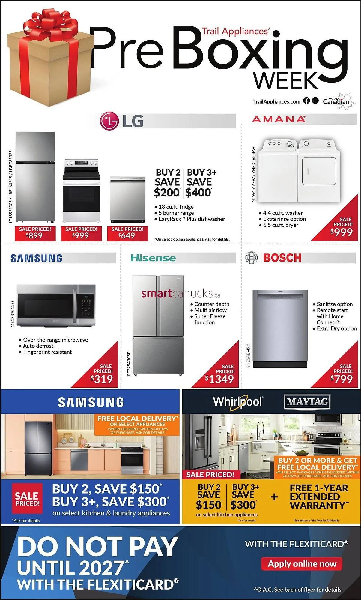 Trail Appliances flyer from December 18 to December 25 2025 - flyer page 1