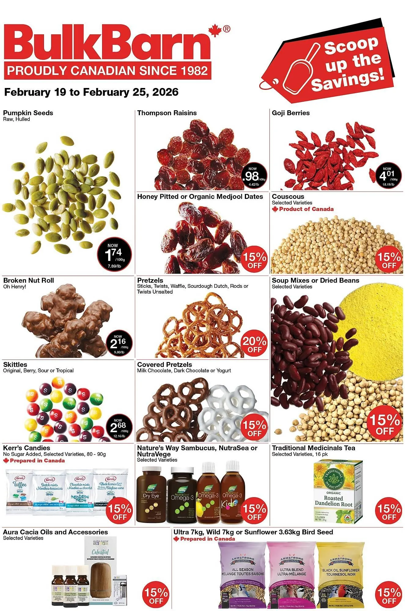 Bulk Barn flyer from February 19 to February 25 2026 - flyer page 1