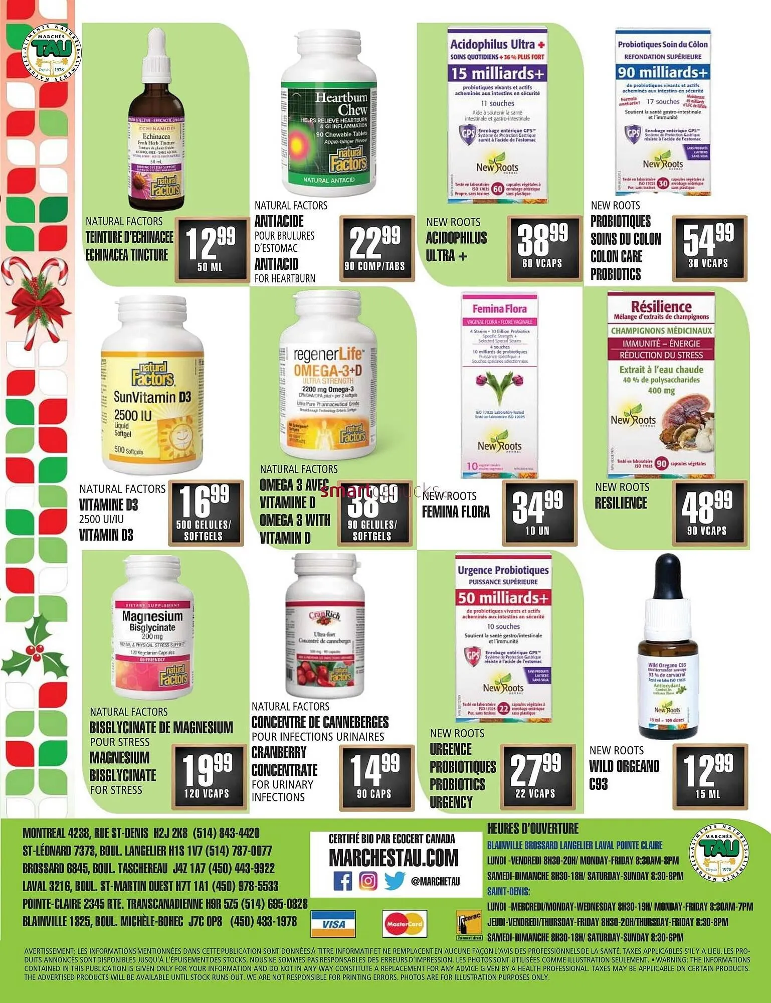 Marches Tau flyer from November 3 to November 12 2025 - flyer page 16